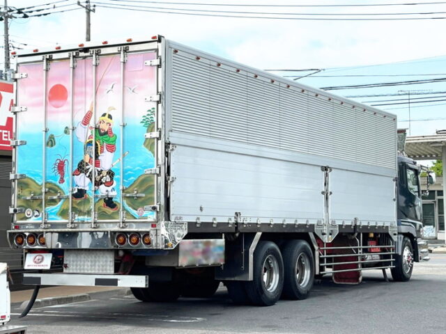 【1159】現状販売★H15　スーパーグレート　ウィング　110アオリ　10輪　7速MT　V8