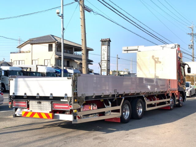 【1174】H24　スーパーグレート　ハイルーフ　平ボデーアルミB　エアサス　