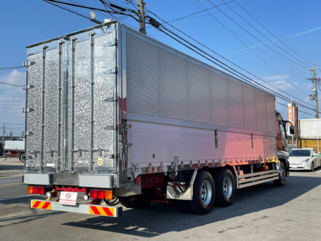 【1094】H30　スーパーグレート　ハイルーフ　ウィング　シャーシ新品　90アオリ　山田ボデー