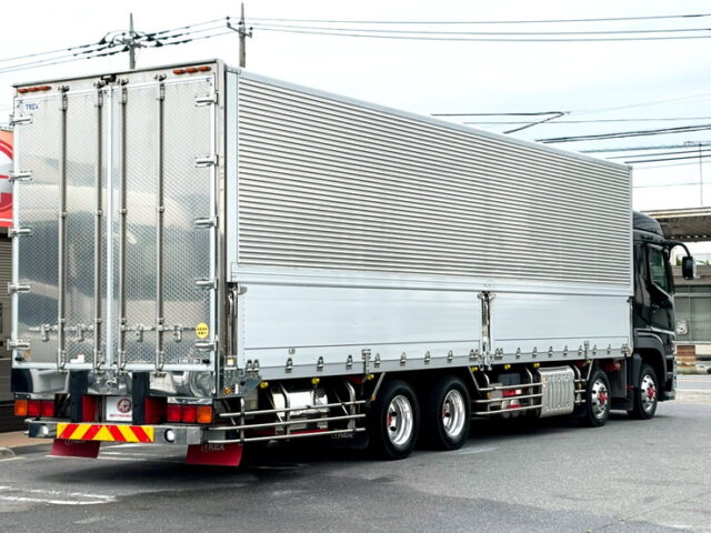 【1198】H31　17スーパーグレート　ハイルーフ　ウィング　リア門口ステンレス　7速MT　ステンレス多数