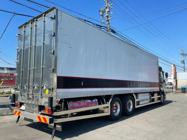 【1208】H29　ギガ　ハイルーフ　冷凍バン　サブエンジン　ジョロ4　キーストン　横扉2枚