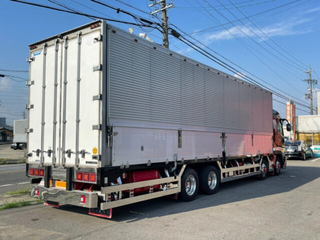 【1124】H20　スーパーグレート　ハイルーフ　ウィング　ステンレスサイドバンパー　アルミホイール