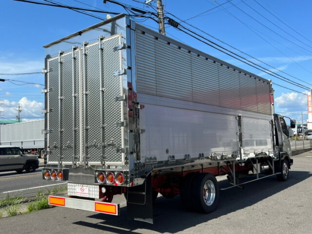 【1191】H12　ファイター　造りボディ　ウィング　1Mアオリ　6400　標準幅　アルミシマ床　生エンジン