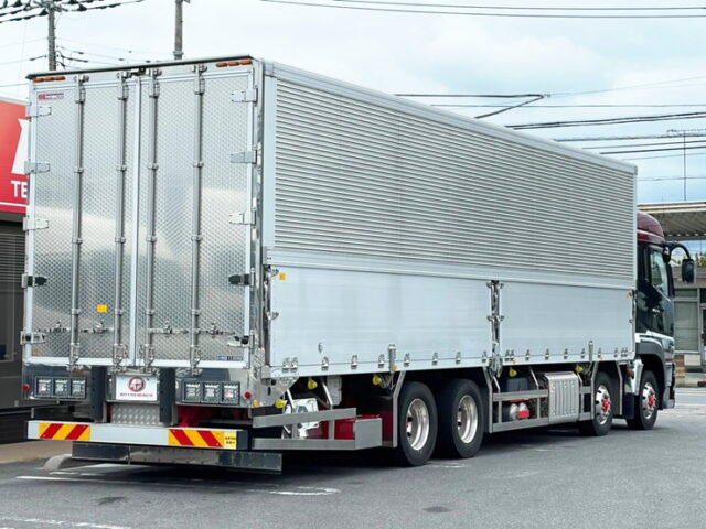 【1230】R2　17スーパーグレート　ハイルーフ　ウィング　90アオリ　リア門口ステンレス　プロライン　低走行