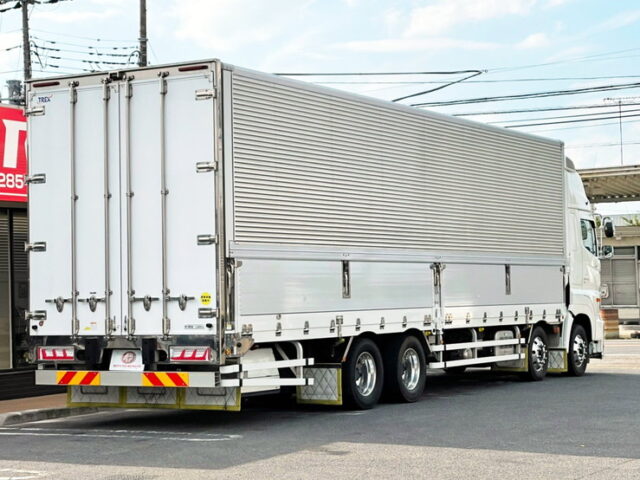 【1234】H30　17プロフィア　ハイルーフ　ウィング　リア門口ステンレス　1Eエンジン　410馬力