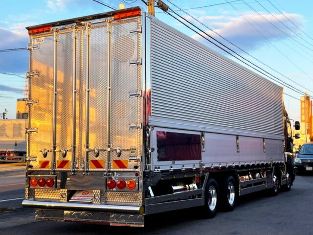 【1266】H28　プロフィア　ハイルーフ　ウィング　架装多数　木床　ジョロダーレール4列