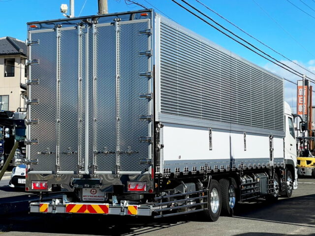 【1346】17スーパーグレート　ハイルーフ　冷凍ウィング　ジョロダー4列キーストン　格納ゲート　総輪エアサス