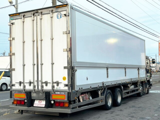 【1327】H22 ギガ 冷凍ウィング スムーサー 床アルミシマ 低温設定 380馬力