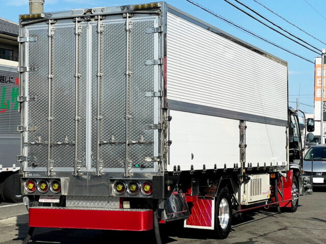 【1387】H15 320フォワード 冷凍ウィング 6500ボデー セミワイド キャデラックバンパー マニ割り