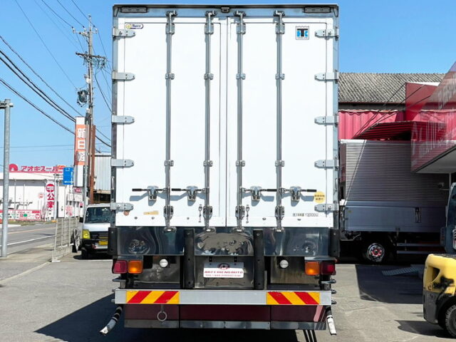 【1426】H28　ギガ　ハイルーフ　冷凍バン　ジョロダー4列　キーストン　サブエンジン　両サイド観音1Mオフセット