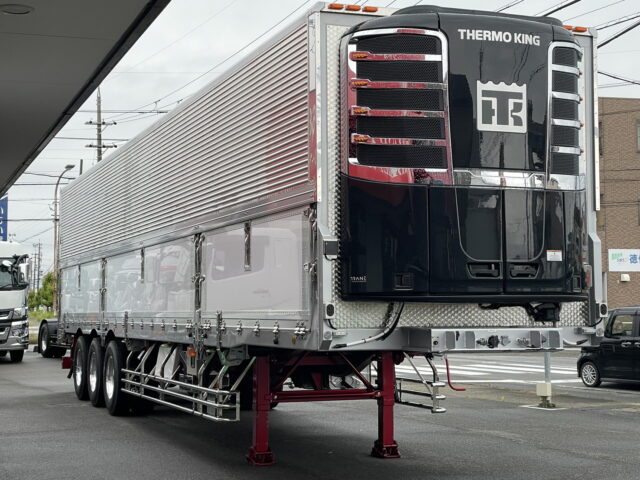 トレクス トレーラー 冷凍ウィング 未使用 3軸 リフトアクスル 前壁 冷凍機
