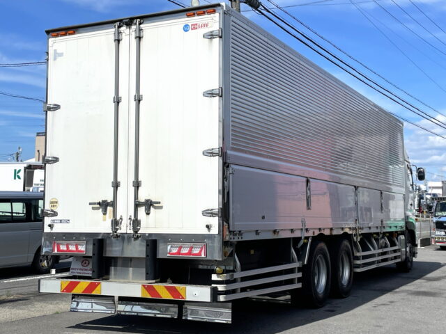 日野　プロフィア　ハイルーフ　ウィング　リア門口ステンレス　木床　内高247㎝