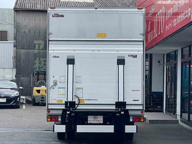 いすゞ　エルフ　アルミバン　低走行　ワイド　跳上ゲート　150馬力
