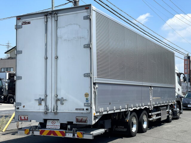 17スーパーグレート　ハイルーフ　ウィング　アルミホイール　格納ゲート　木床