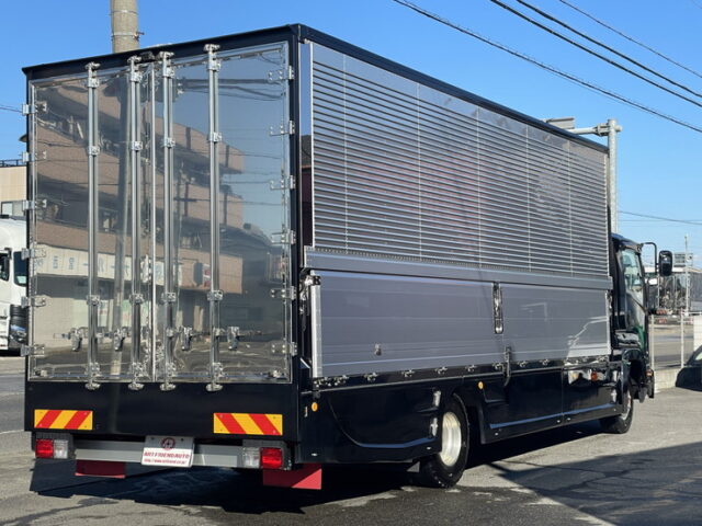 いすゞ：フォワード：増トン：冷凍ウィング：6600ボデー：エアサス：サーモキング製冷凍機