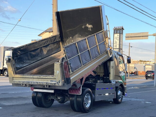 ふそう：ファイター：ダンプ：架装多数：メッキホイール：6発ターボ：240馬力