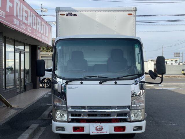 いすゞ　エルフ　アルミバン　5MT　サイドドア　ステンレスサイドバンパー　ステンレスリアバンパー　