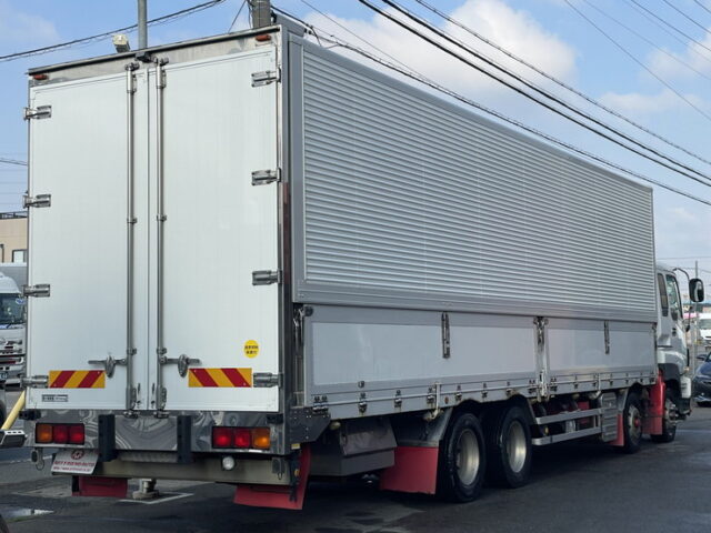 いすゞ：ギガ：冷凍ウィング：菱重製直結冷凍機：ジョロダーレール4列：アルミシマ床