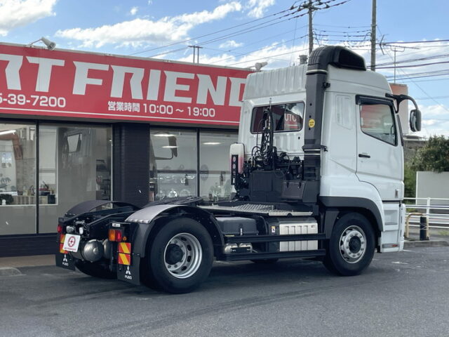 三菱ふそう：スーパーグレート：トレーラーヘッド：ハイルーフ：Ｄ尺：AT：未使用：第５輪11.5ｔ　