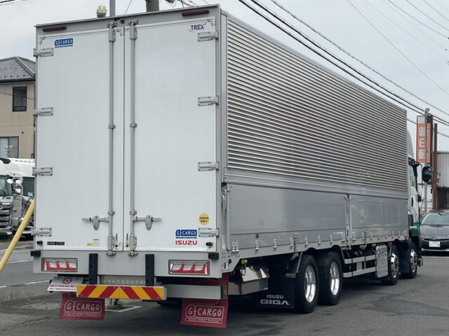 いすゞ：ギガ：ハイルーフ：ウィング：メッキ多数：アルミホイール：スムーサー