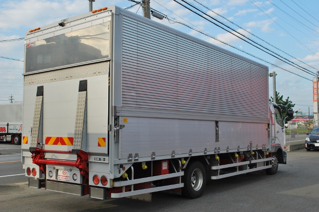 【393】三菱ふそうファイター　ワイド　アルミウイング　跳ね上げＰＧ