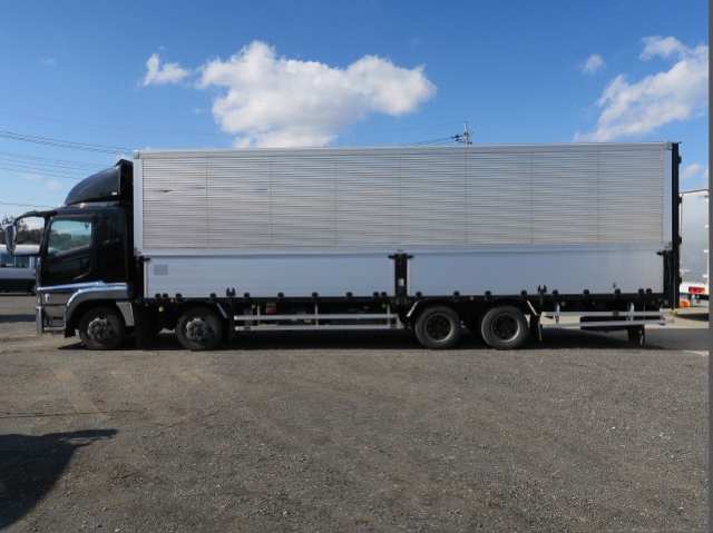 三菱ふそう　スーパーグレート　4軸　低床　アルミウイング　エアサス