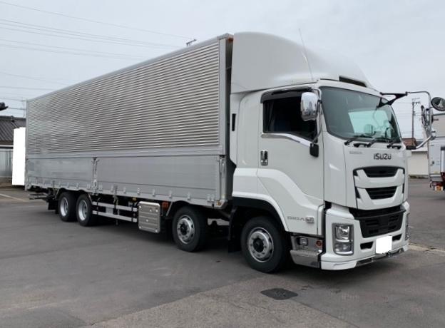 いすゞ　ギガ　低床　アルミウイング　格納ゲート　リアエアサス　委託販売