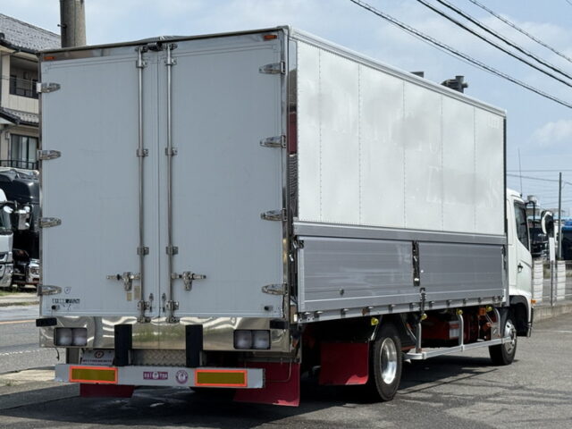 日野：レンジャープロ：冷凍ウィング：6200ワイド：ステンレス床：アルミホイール
