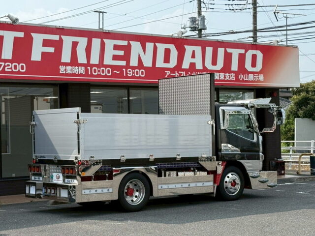 ブルーテックキャンター　平ボデーアルミブロック　架装多数　アルミホイール　標準幅　10尺