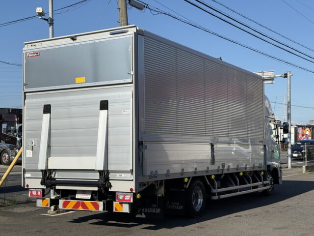 日野：17レンジャー：ハイルーフ：ウィング：6200ワイド：エアサス：跳上パワーゲート