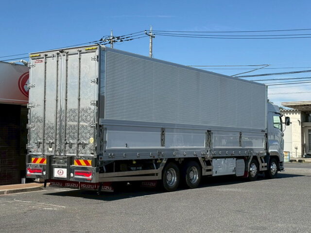 いすゞ：ギガ：冷凍ウィング：サブエンジン：ジョロ4キーストン：ステンレス多数