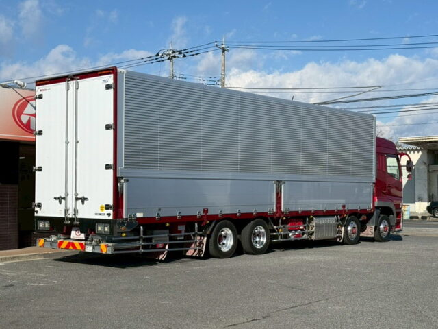 17スーパーグレート:ハイルーフ:ウィング:メッキ多数:アルミホイール:格納ゲート