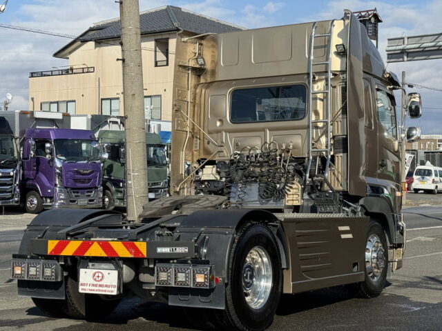 日野：プロフィア：ハイルーフ：トレーラーヘッド：エアロ付：エアサス：450馬力