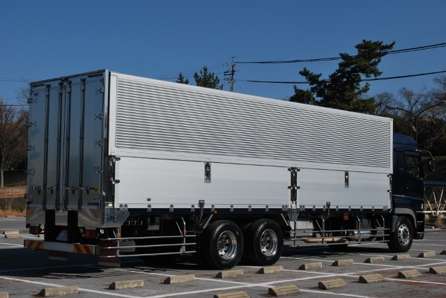 【180】三菱スーパーグレート　高床　アルミウイング　ハイルーフ