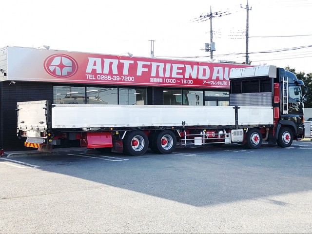 【378】日野　グラプロ　フルエアサス　平ボデーアルミブロック