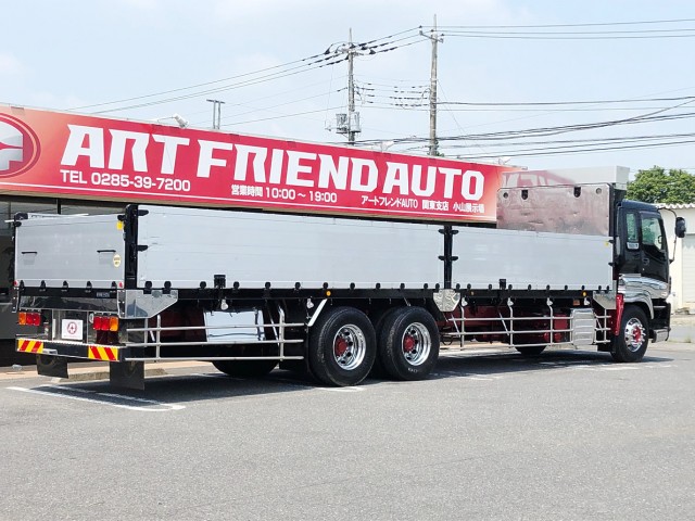 【465】いすゞ　ギガ　10輪　平ボデー　アルミブロック　後輪エアサス