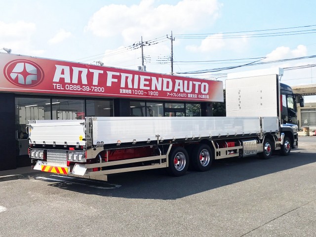 【488】ふそう　スーパーグレート　平ボデーアルミB　4軸低床　新車未使用