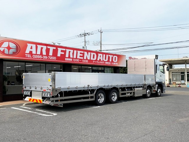 【528】ふそう　スーパーグレート　平ボデーアルミB　4軸低床　登録済未使用車