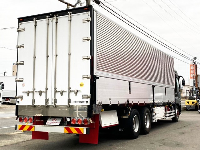 【537】ふそう　スーパーグレート　冷凍ウィング　サブエンジン　スタンバイ　木床