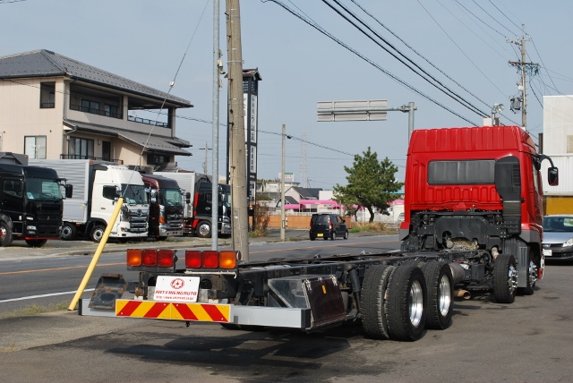 【175】三菱ふそうスーパーグレート 低床 シャーシ ハイルーフ リヤエアサス