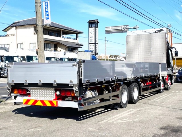 【576】ふそう　スーパーグレート　ハイルーフ　4軸　平ボディアルミB　後輪エアサス