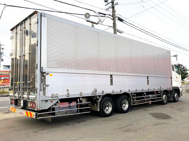 【504】三菱ふそうスーパーグレート　低床　アルミウイング　ハイルーフ　総輪エアサス