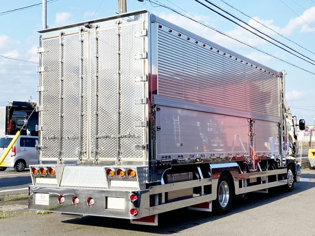 【560】日野　レンプロ　ハイルーフ　造りボディ　ウィング　エアサス
