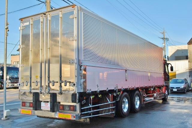 【151】三菱ふそうスーパーグレート　中低床　アルミウイング　ハイルーフ　総輪エアサス