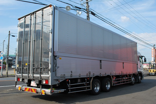 【227】三菱ふそうスーパーグレート　低床　アルミウイング　ハイルーフ　格納ゲート