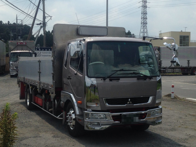 【135】H24　三菱ふそう　ファイター　増トン　平ボデー　フルキャブ　