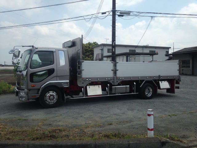 【135】H24　三菱ふそう　ファイター　増トン　平ボデー　フルキャブ　