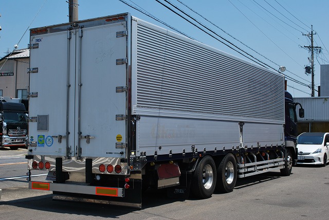 【255】三菱スーパーグレート　中低床　アルミウイング　ハイルーフ　リヤエアサス