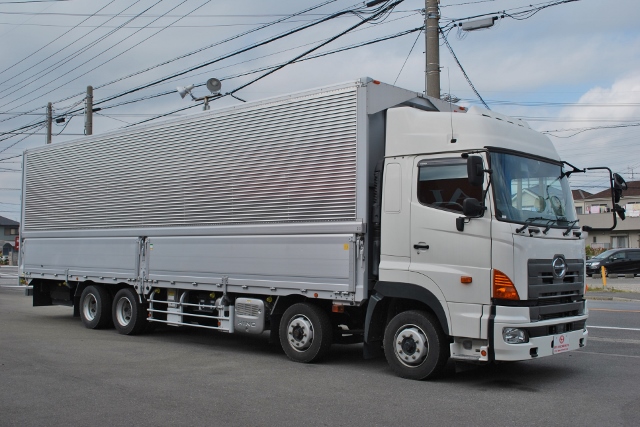 【303】日野プロフィア　低床　アルミウイング　ハイルーフ　リヤエアサス