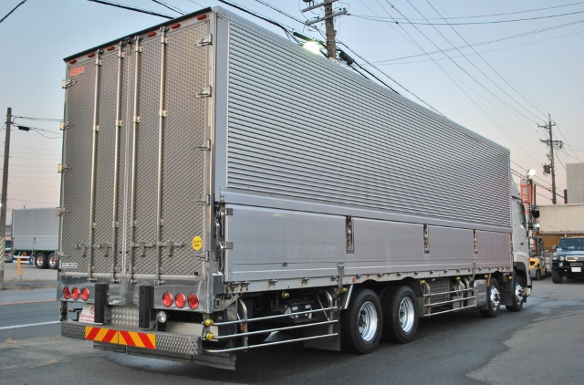 【333】日野プロフィア　低床　冷凍ウイング　ハイルーフ　総輪エアサス